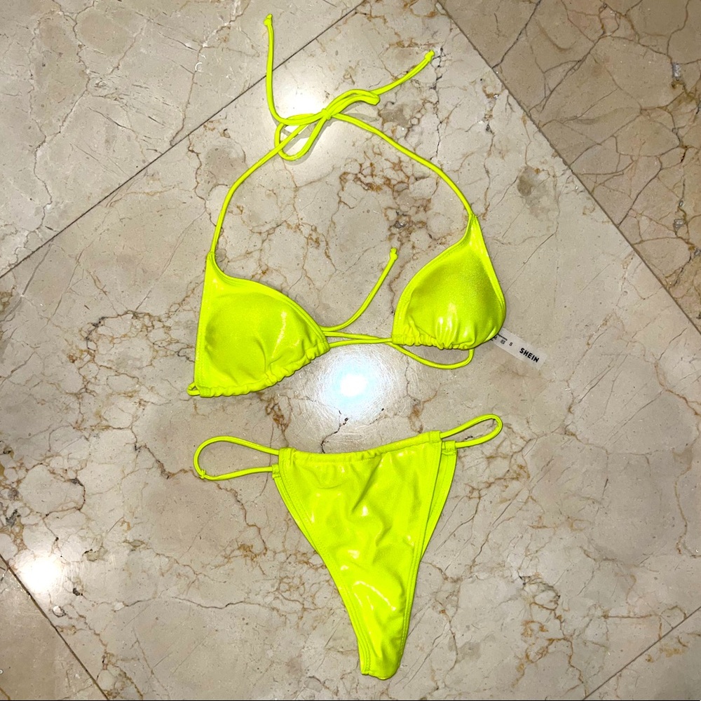 Sparkle neon bikini